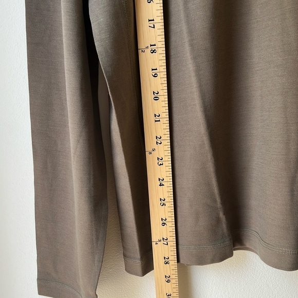 NOBULL Men's Blended Merino Wool Mock Neck Long Sleeve Shirt Fallen Rock XL NWT - Picture 10 of 11